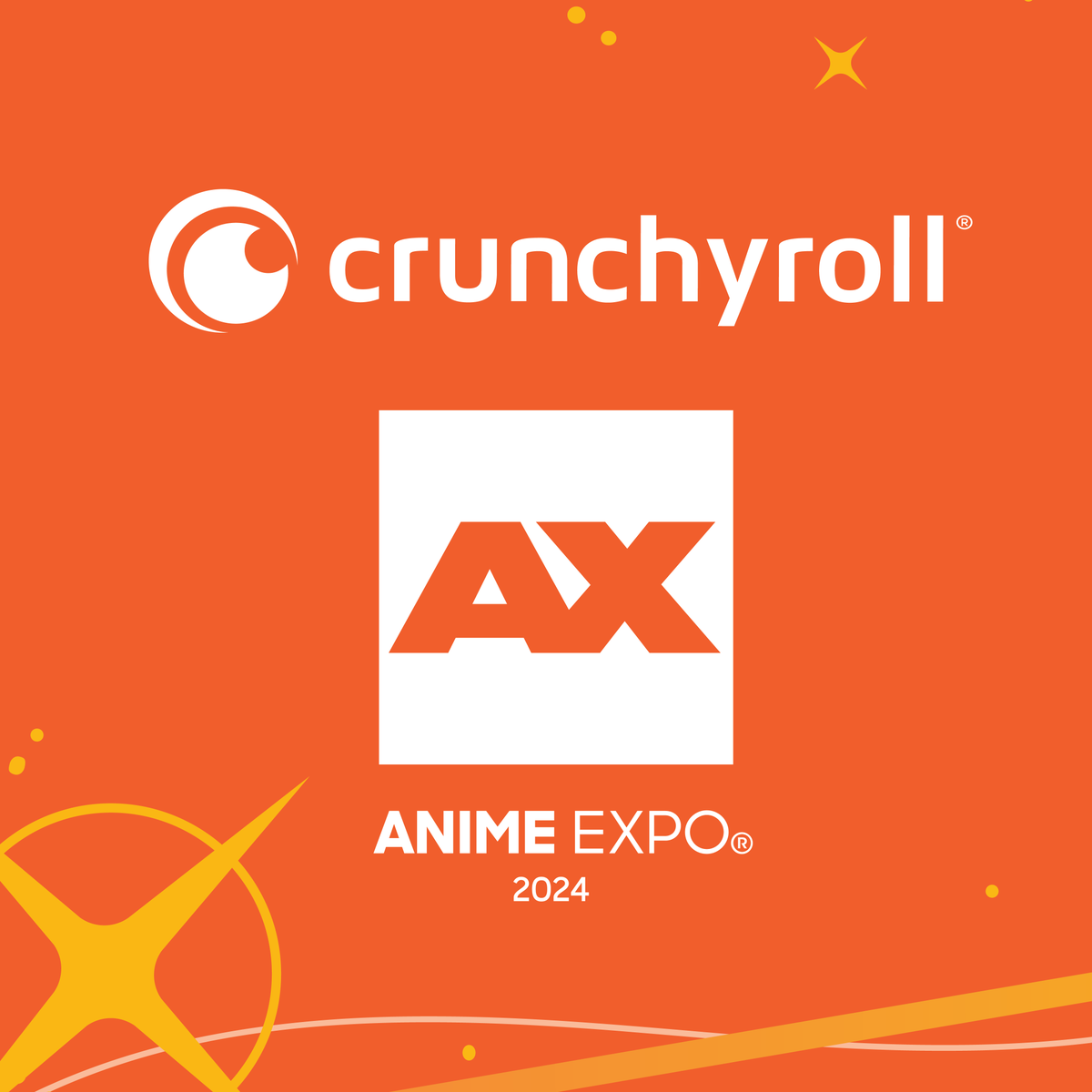 Crunchyroll's tweet photo. Here's everything Crunchyroll announced at Anime Expo 2024! #AX2024

✨ https://t.co/oIWqPATEk7 https://t.co/2gzD2ln1NP