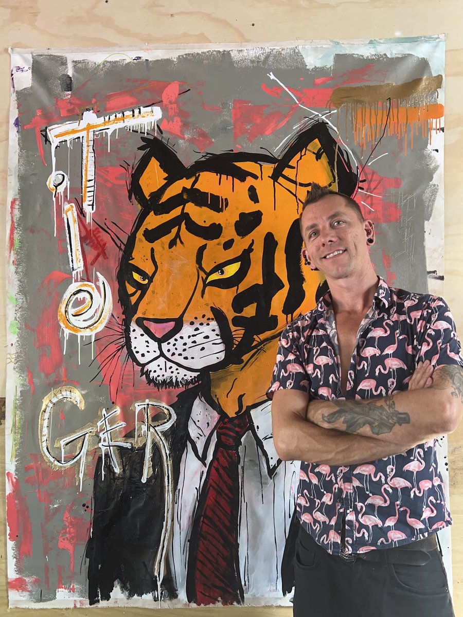 AddictedGallery's tweet photo. “Why that’s no doo-hickey. It’s a thing-a-ma-bob.” ~ Tigger
Get Your Art Fix!
"Tie Ger" by The Space Cowboy, 2023 https://t.co/7OvOmcBeb9
#contemporaryart #imagination #humour #storytelling #artforchildren #tigger #artgallery #onlineartgallery #buymoreart #artcollecting https://t.co/rNPwXBZFWY