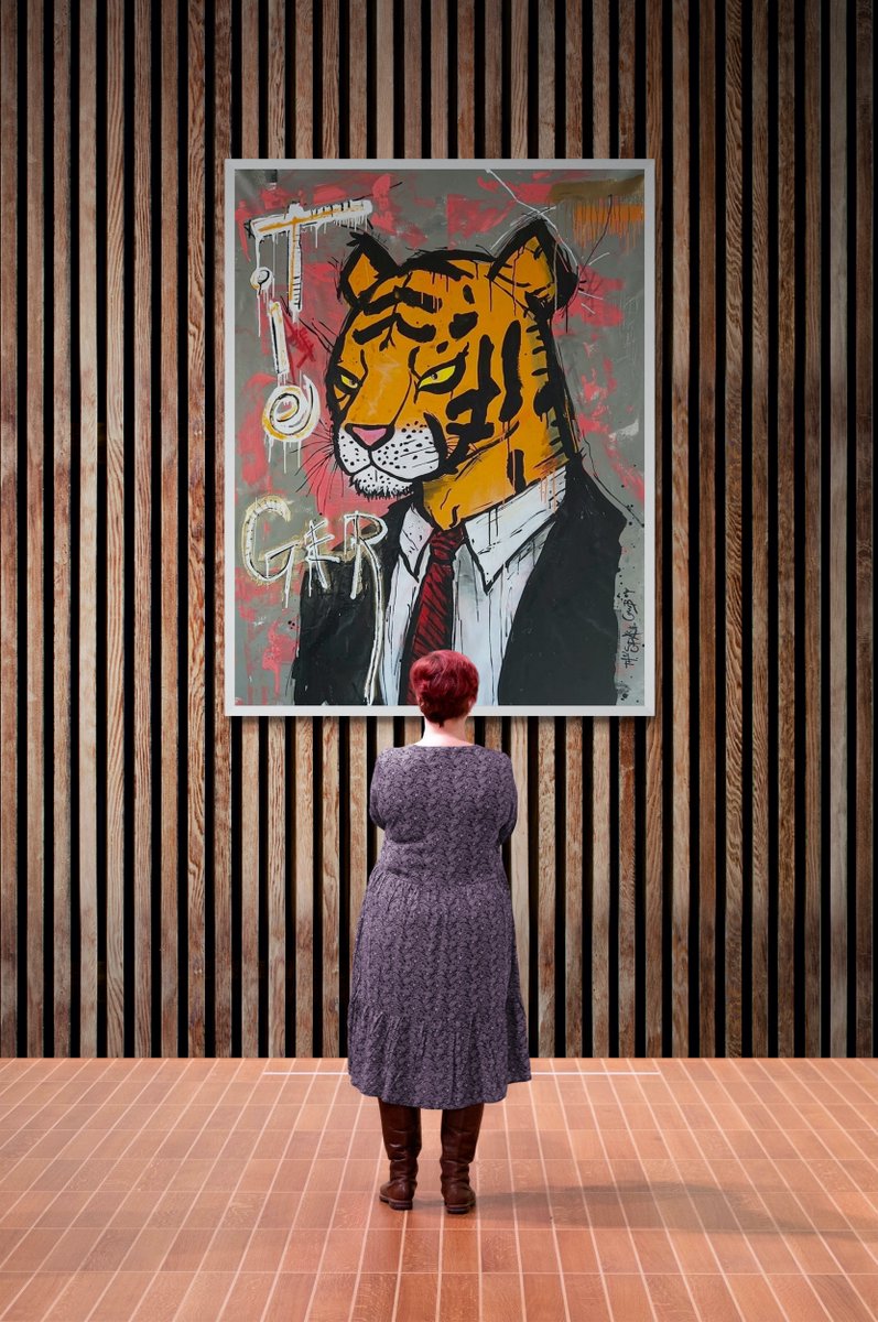 AddictedGallery's tweet photo. “Why that’s no doo-hickey. It’s a thing-a-ma-bob.” ~ Tigger
Get Your Art Fix!
"Tie Ger" by The Space Cowboy, 2023 https://t.co/7OvOmcBeb9
#contemporaryart #imagination #humour #storytelling #artforchildren #tigger #artgallery #onlineartgallery #buymoreart #artcollecting https://t.co/rNPwXBZFWY