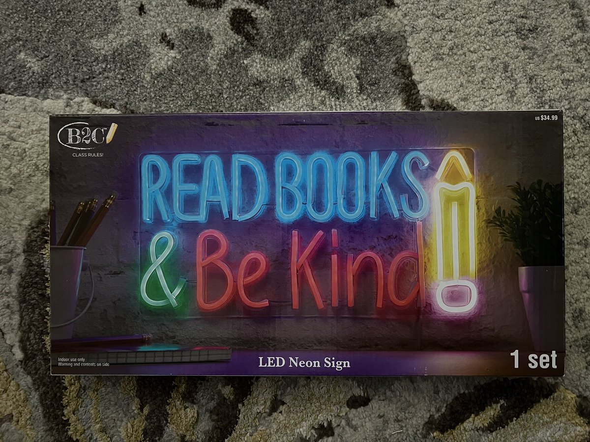 Amanda_Haley91's tweet photo. I joined a very prestigious club of librarians today and bought this sign. My students will love it. https://t.co/lPdDPMaU4Y