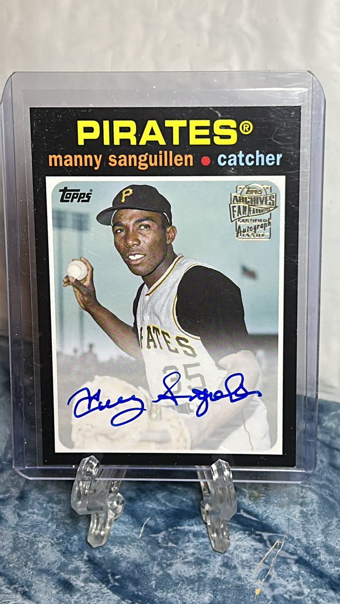 WowCardsNComics's tweet photo. 2020 Archives Fan Favorites Manny Sanguillen auto $13 #WOWSS https://t.co/MsZgyOsRnv