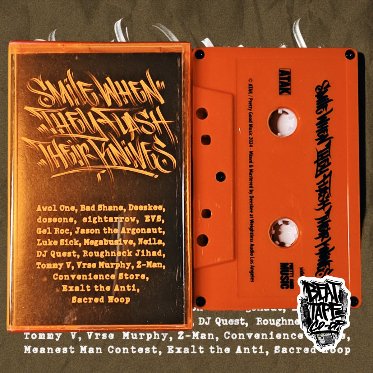 Various Artists - Smile When They Flash Their Knives

Released On: May 3, 2024 

Bandcamp: handsolorecords.bandcamp.com/album/smile-wh…

#ATAK #Pminus #neila #EVS #tommyv #deeskee #conveniencestore #sacredhoop #doseone #awolone #exalttheanti #megabusive #gelroc #meanestmancontest #quarterbar