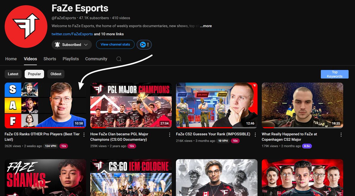 My main goal when I joined FaZe was to produce the highest viewed video on the FaZe Esports channel. 

Guess I can cross that off the list. 😌 ✅