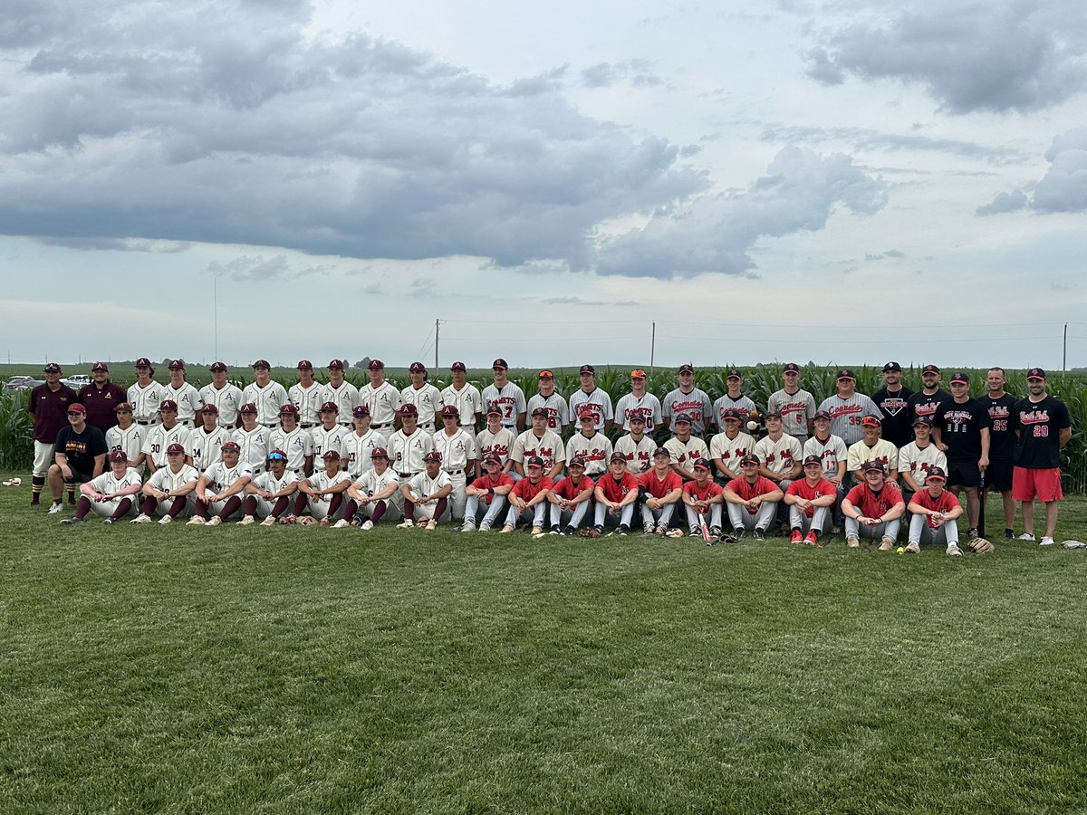 northpolkcomets's tweet photo. Thanks to @Ankeny_Hawks for coming out to the new Field of Dreams in Polk City. What a night! 

#GoComets https://t.co/gEkQ4e9ZFu