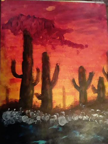 buttonwoodtree's tweet photo. Join us tomorrow at 4pm for Paint and Steep, where Cait Duffy will teach you how to make this "Oasis" painting while we sip on various teas! $20 will guarantee you a spot with supplies. Please book by emailing caitduf @ gmail. com. https://t.co/8eFkp7pFLv