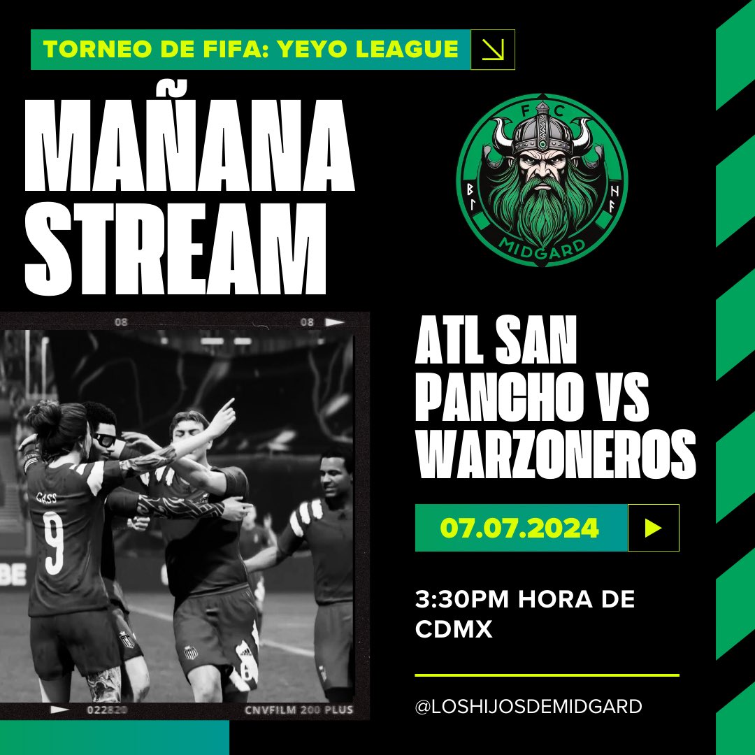 Mañana prendemos stream para que le caigan a apoyarnos en el partido inicial de la Yeyo League  twitch.tv/loshijosdemidg…