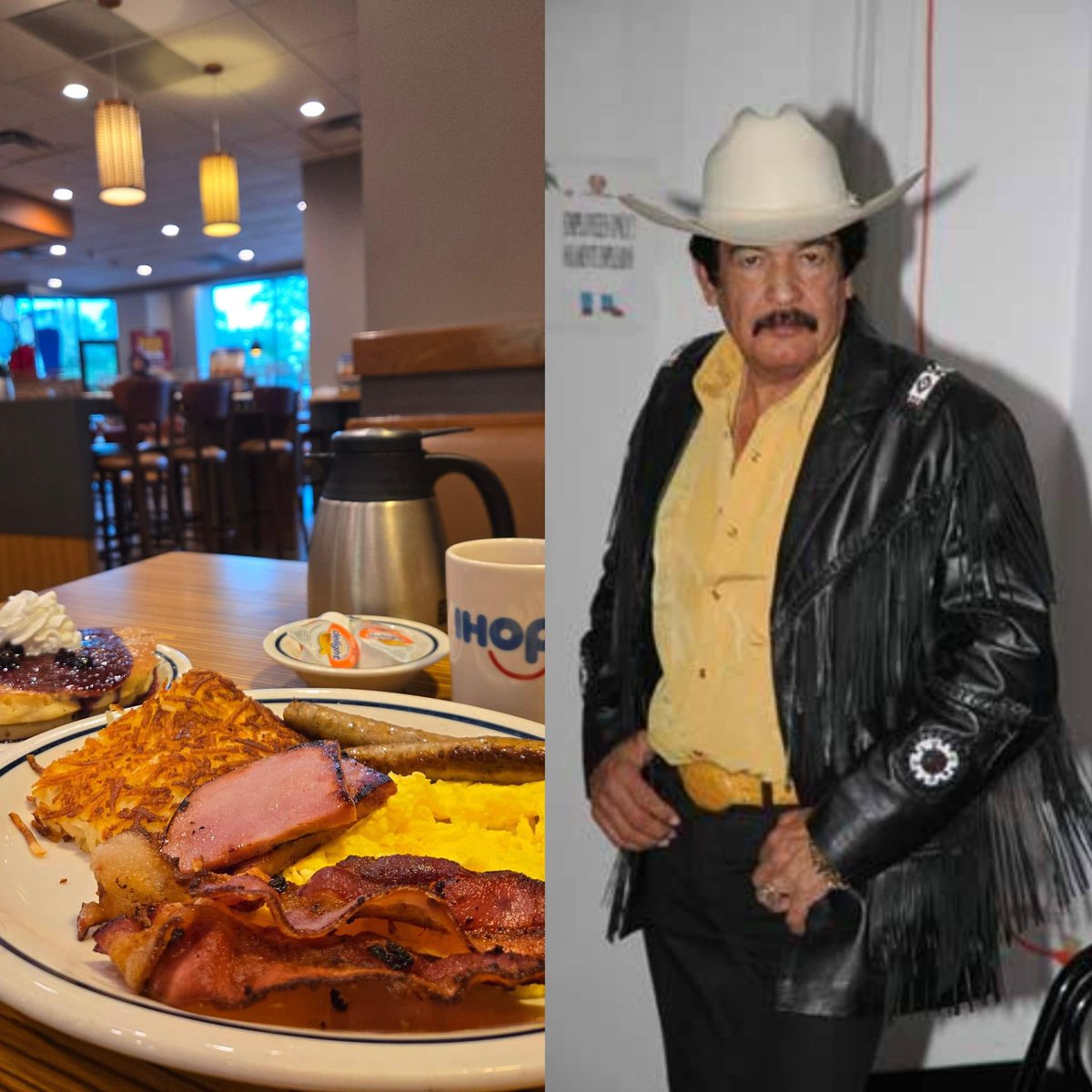 4ip4d3's tweet photo. ALGUIEN: qué rico almuerzo del ihop

CUALQUIER papá mexicano: ESTÁ DE LA VRGA https://t.co/GaORZY4QDy