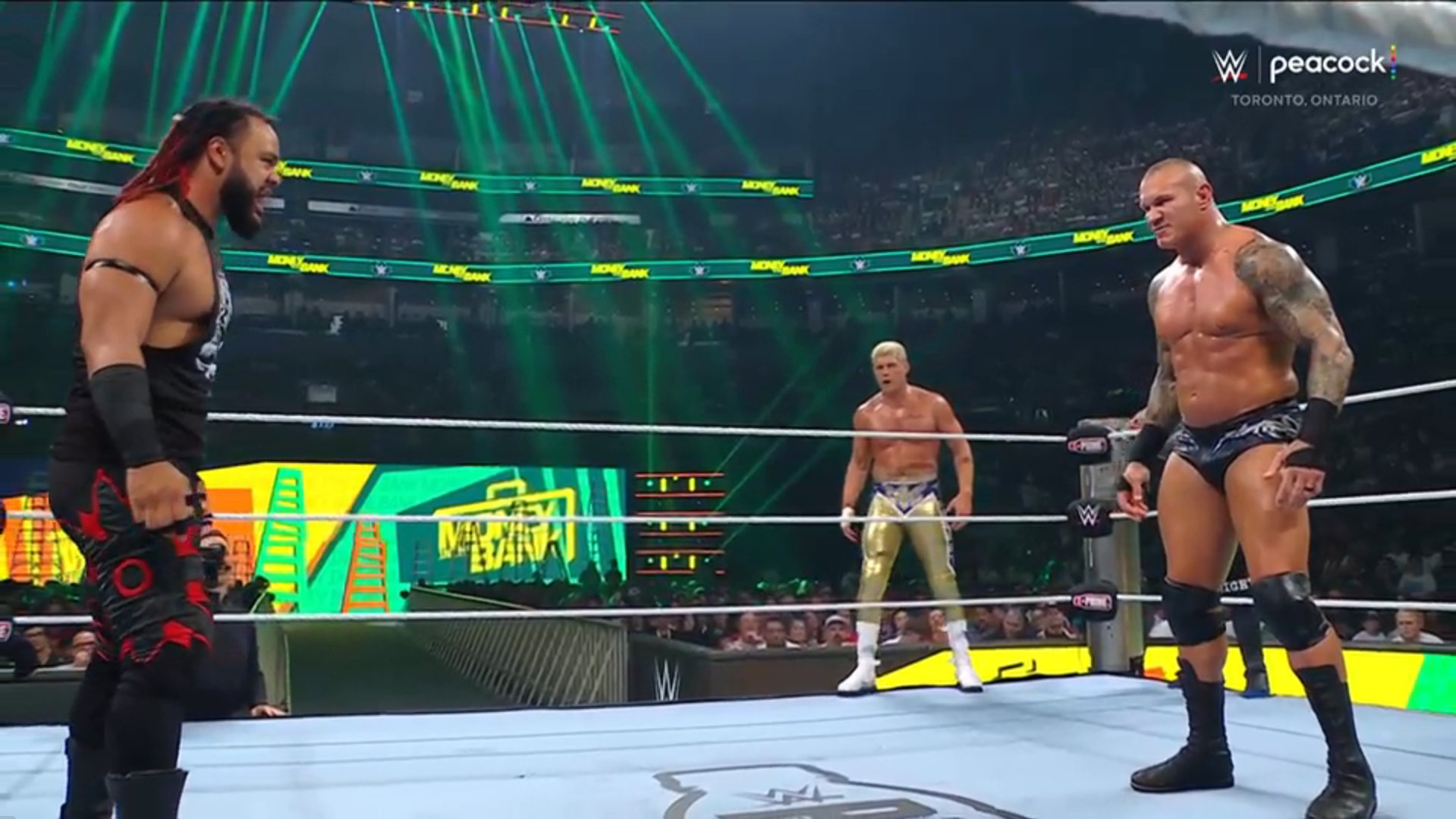 Pro Wrestling Finesse on X: "Jacob Fatu facing off with Randy Orton in his first WWE match. BEAST. https://t.co/jC87vjMPII" / X