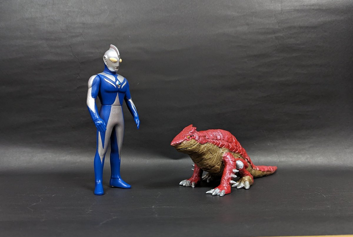 地底怪獣テールダスのソフビが完成！ ガヴァドンBのソフビを改造して