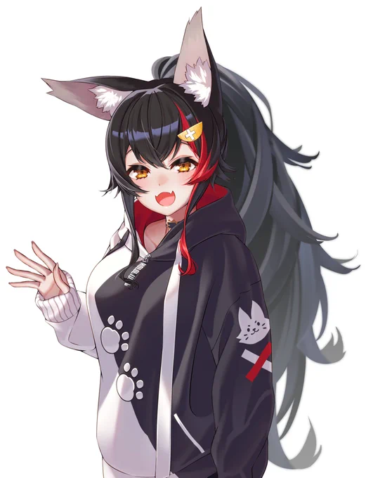 「ただいま」(トリミングなし) #みおーん絵