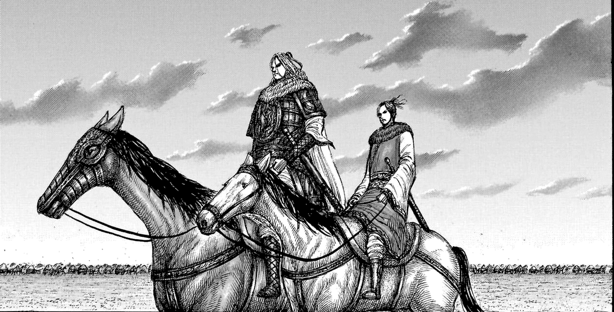 NicolasMagno31's tweet photo. #kingdom799 

Inclusive amo a semiótica desse capítulo.

O preço da paz.

A capital comemora feliz da vida que Qin foi derrotada.

Os líderes vitoriosos e homenageados, e atrás deles, infindáveis carruagens de cadáveres, e Seika, que pagou o preço para Kantan estar comemorando. https://t.co/xkrhkWRlQ6