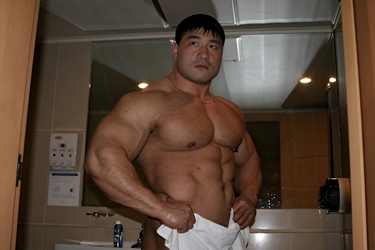 HONCHOSMEN's tweet photo. Korean bodybuilder Kang In Su https://t.co/2opRPNXyCE