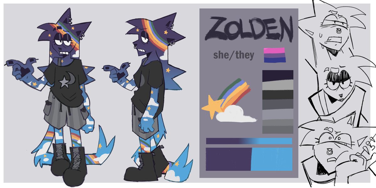 Zold_en's tweet image. Fursona