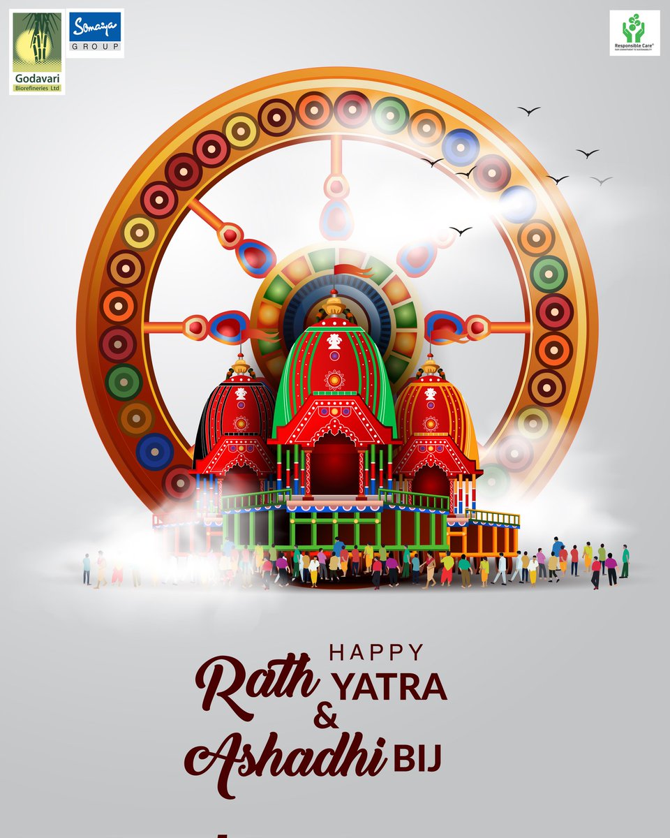GodavariBio's tweet image. We wish you a joyous Rath Yatra and Ashadi Bij filled with devotion and spiritual enlightenment.
.
.
#rathyatra #jagannathpuri #ashadhibij #kutchinewyear #happyrathyatra #godavaribiorefinerieslimited #somaiya #somaiyagroup