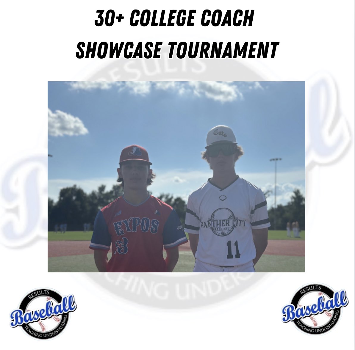 RBTournaments.com
30+ College Coach Showcase Tournament

Expos
🆚
FW Cats

PoG: Trever Smith 1-2, 2B
Bryce Ward 2-2, 4 IP, 6 K

⚾️ 30+ College Coaches Attending and Meeting with ALL Teams ⚾️

#RBTournaments