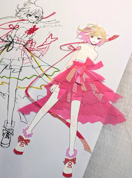 原画の細かいところ見てもらうにルーペあった方が良いのではと思いついたので 子どもの虫眼鏡持っていきます だんだん頭痛薬効いてきた
