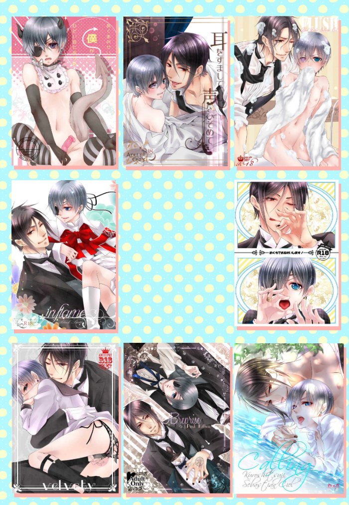 【追納しました】
古い作品ですが、セバシエ本8種追納しました。再録収録等の予定がないので、紙でほしい方向けです。
リンク先🔞
👇とらのあなhttps://t.co/yoYPE107gr 