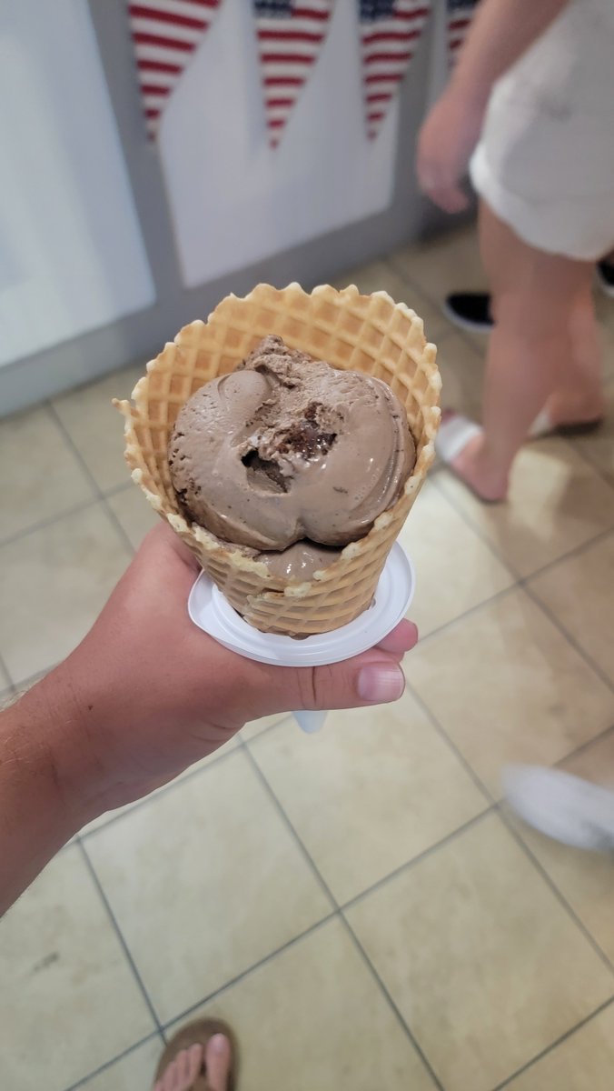 NORTHENDCAP1's tweet photo. Just mopped the floor with @NorthendsW and @mom_loons in some #PuttPutt had to celebrate with some well deserved #cream #brownie #cowpie #KingOfCream https://t.co/NZDfofKRus