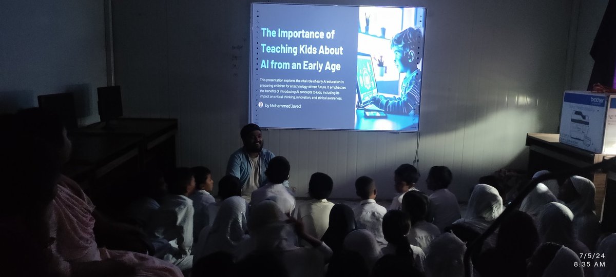 mjaved47's tweet photo. Summer this year has been more than a vacation. Talking about Al with kids from schools of rural Nepal was exciting. And their enthusiasm was MashaAllah. I'm inspired to do more of this. https://t.co/KNTdLG5oT7
