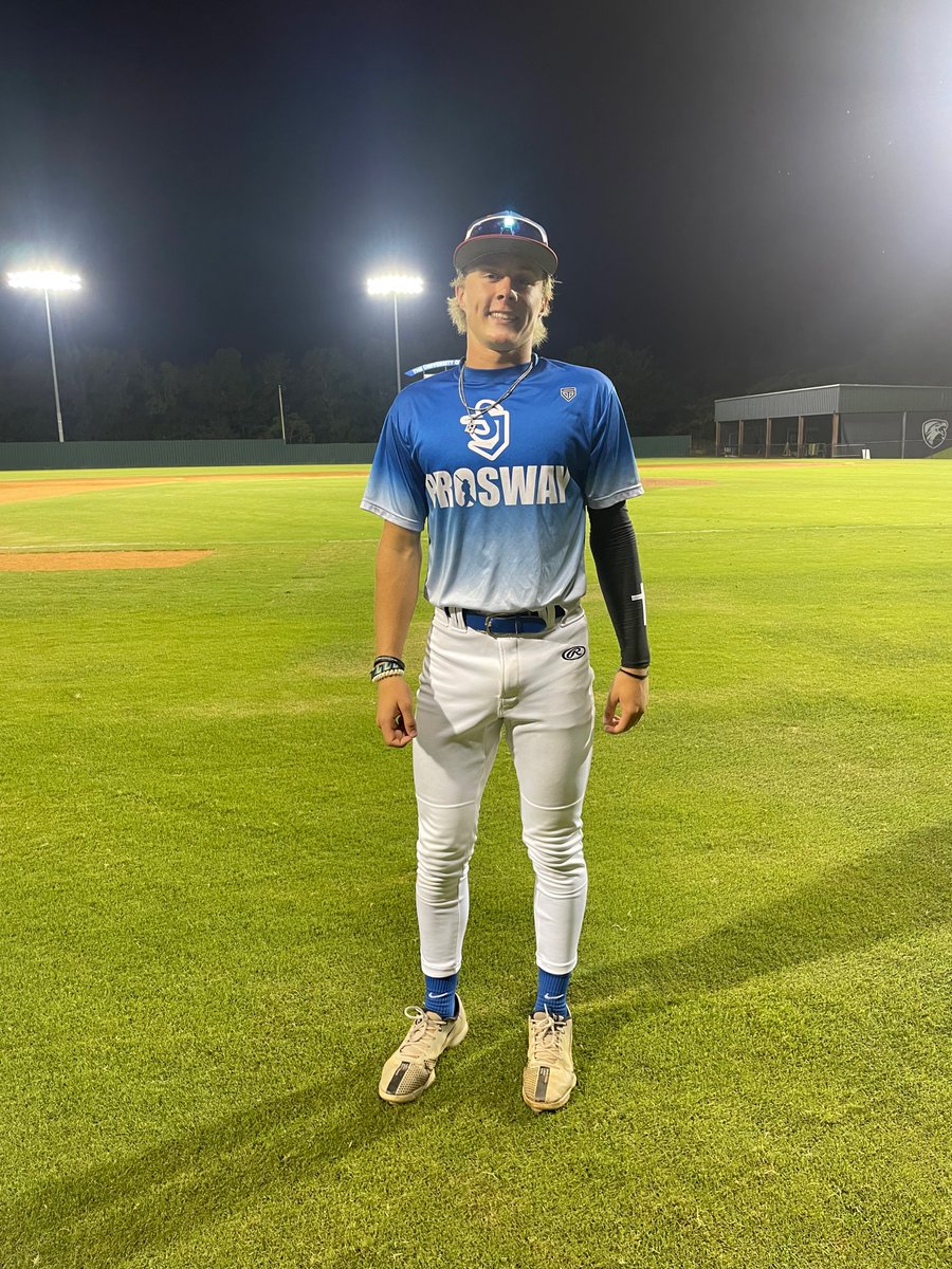 FiveToolETX's tweet photo. F: Prosway 9, East Texas Titans 18U Gibson 1
PoG: @AndrewGrooters1 5 IP, 4K, ER https://t.co/onM2C0xyHd
