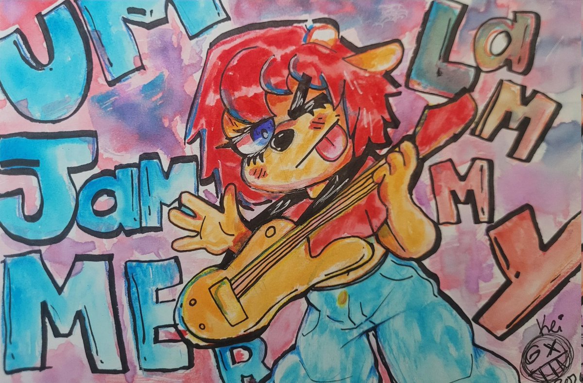 DigiDorKei's tweet photo. Drew #traditionalart of #umjammerlammy for a friend. #digikei https://t.co/uWB3XWcvqn