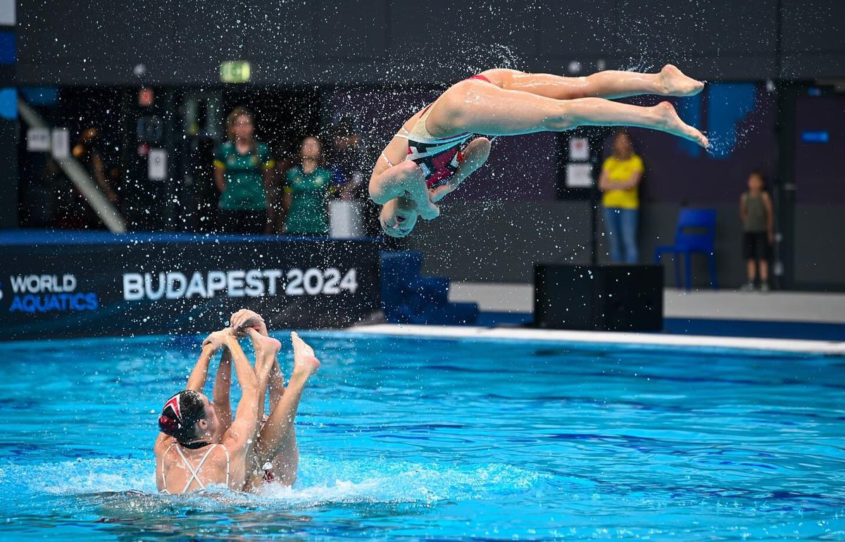 ArtisticSwimAus's tweet image. The Acro Team have come agonisingly close of another World Cup medal, finishing in 4th, with a 190.8233. The score was just 5.8033 of their personal best of 196.6266, set at the Beijing leg of the World Cup. 

#ASA #AQUA #AllezAUS #Paris2024 #HancockProspecting #RoyHill