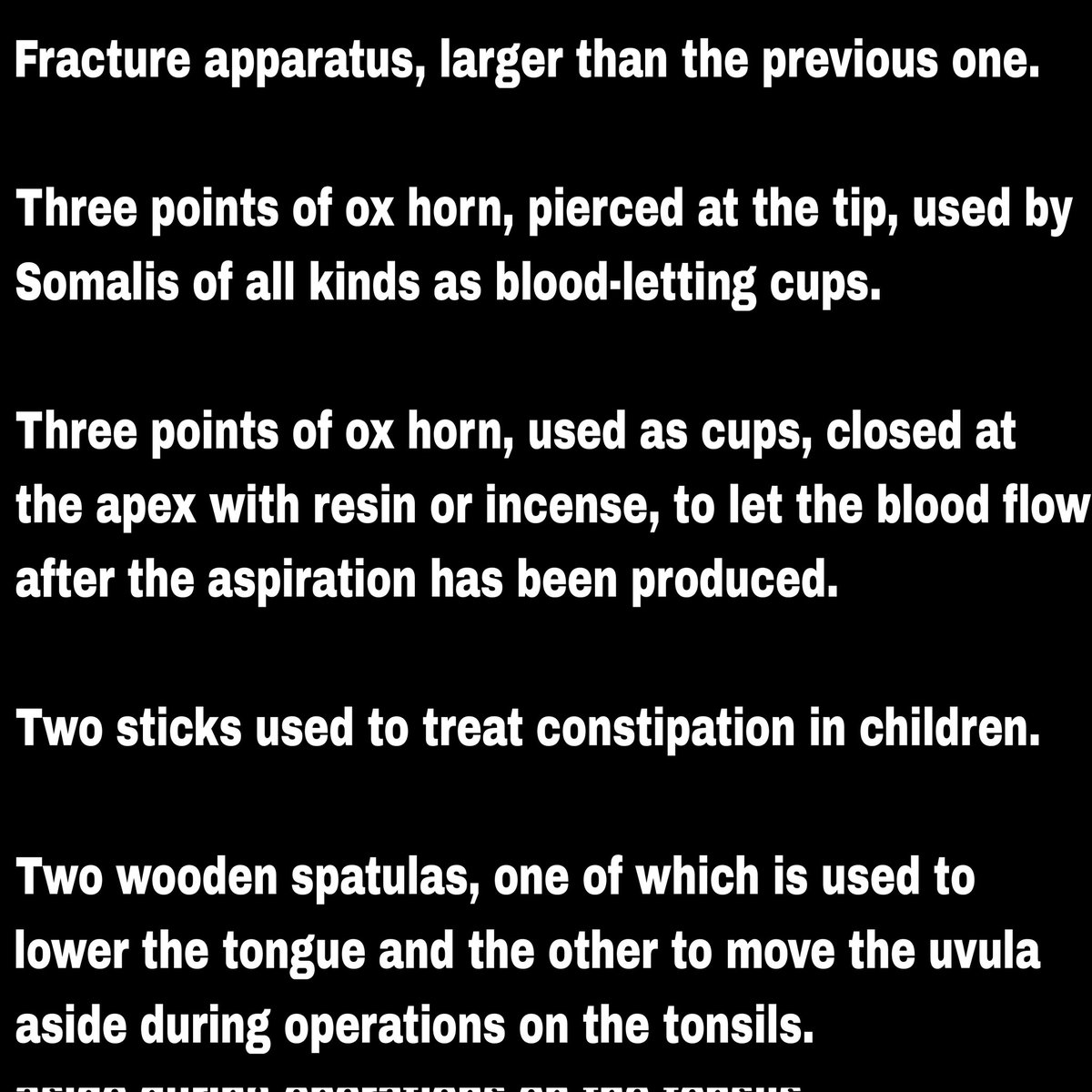 Som_Chronicles's tweet photo. List of all the surgical instruments in the photo. https://t.co/lGUv7WXELi
