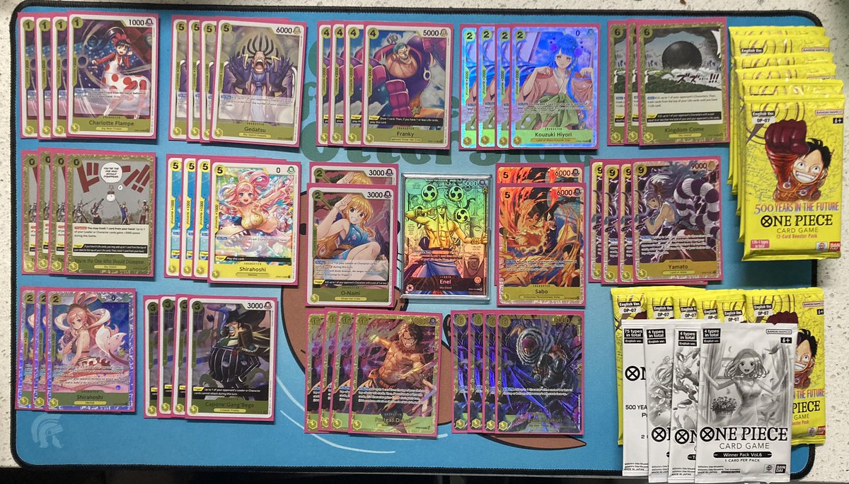 _mikegraham_'s tweet image. Got to play in a box tournament for One Piece and got 2nd! 🥈 Slowly improving. GGs to all my opponents, they were all great!
R1 RP Law ⭕️
R2 Blue Doffy ⭕️
R3 Gecko Moria ❌
R4 Perona ⭕️