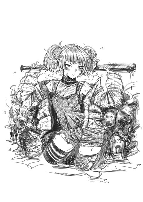 MMM VS ZOMBIE
落書き 
