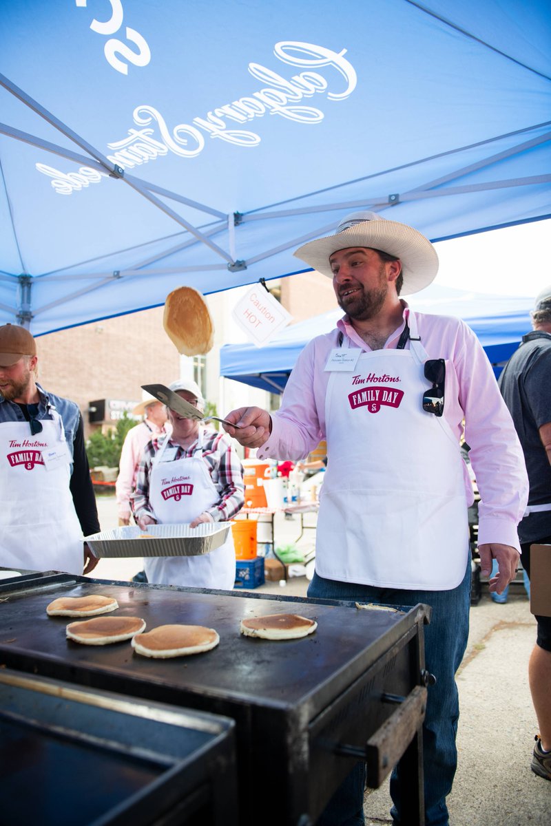 Join us tomorrow for <a href="/TimHortons/">Tim Hortons</a> Family Day!

Bring the whole family to Stampede Park and save with free admission until 11 a.m., a free pancake breakfast while quantities last and a free variety show in the GMC Stadium Courtyard from 8-10 a.m.!