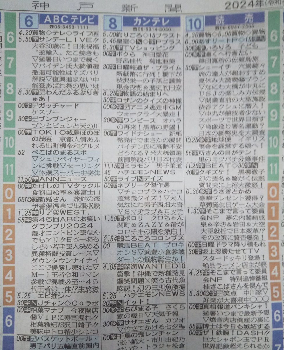 番組 表 神戸