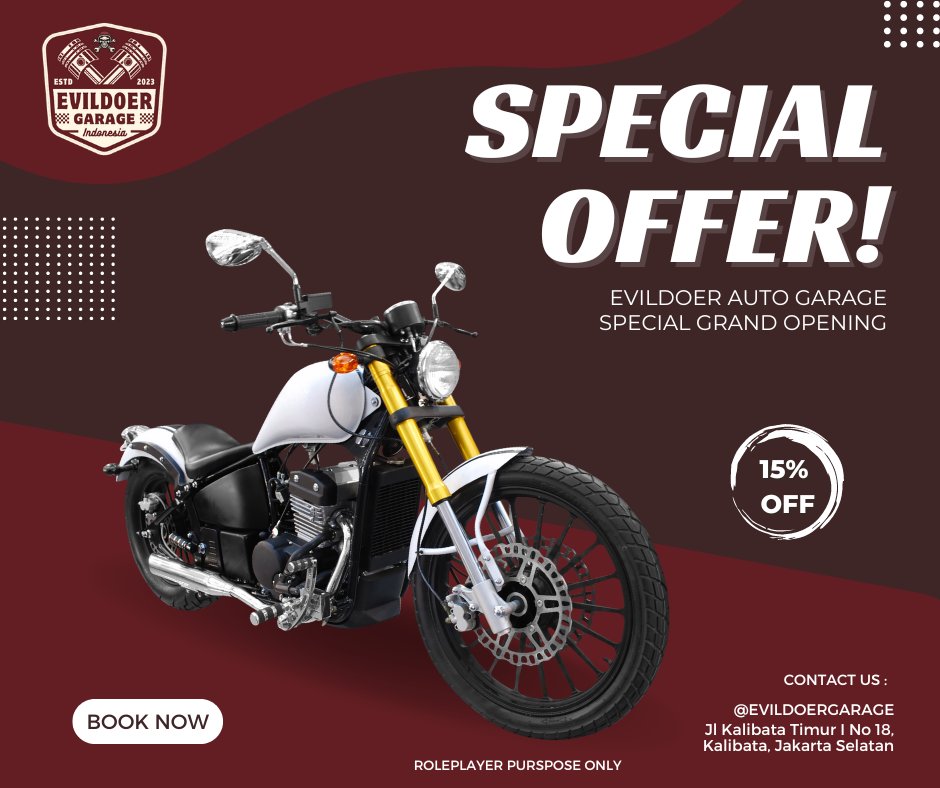 Evildoer Auto Garage tweet media