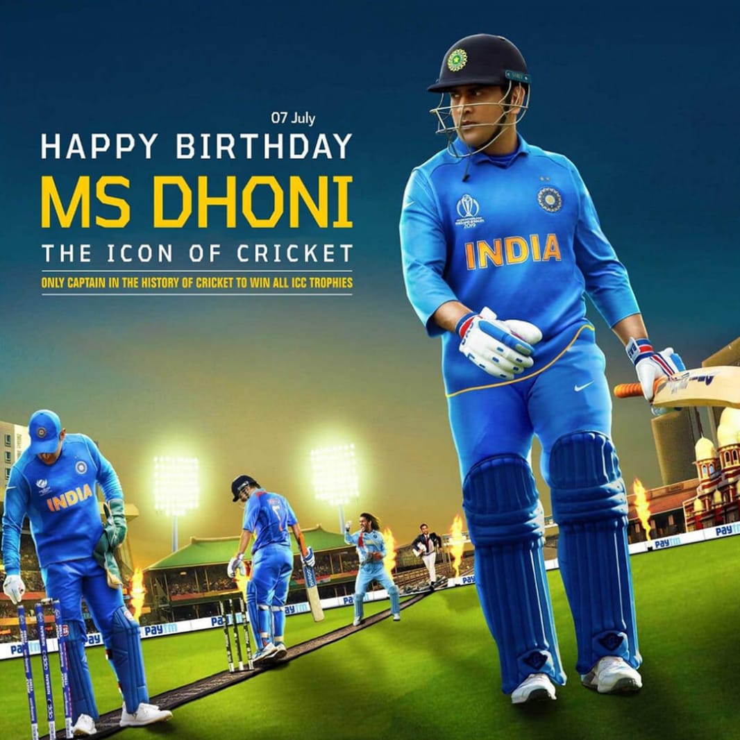 unikipl's tweet photo. MS Dhoni Birthday Very Special on internet today.
#PriyomTutorials #sakalsaphale
#MSDhoni #DhoniForLife
#Dhoni #DhoniBdayGalaBegins
#dhonibirthday #CricketTwitter #MahendraSinghDhoni #Education #LISA
#INDvsPAK "Shubman Gill" Zimbabwe "The Man" #HappyBirthdayMSDhoni https://t.co/pjrUroAhkz