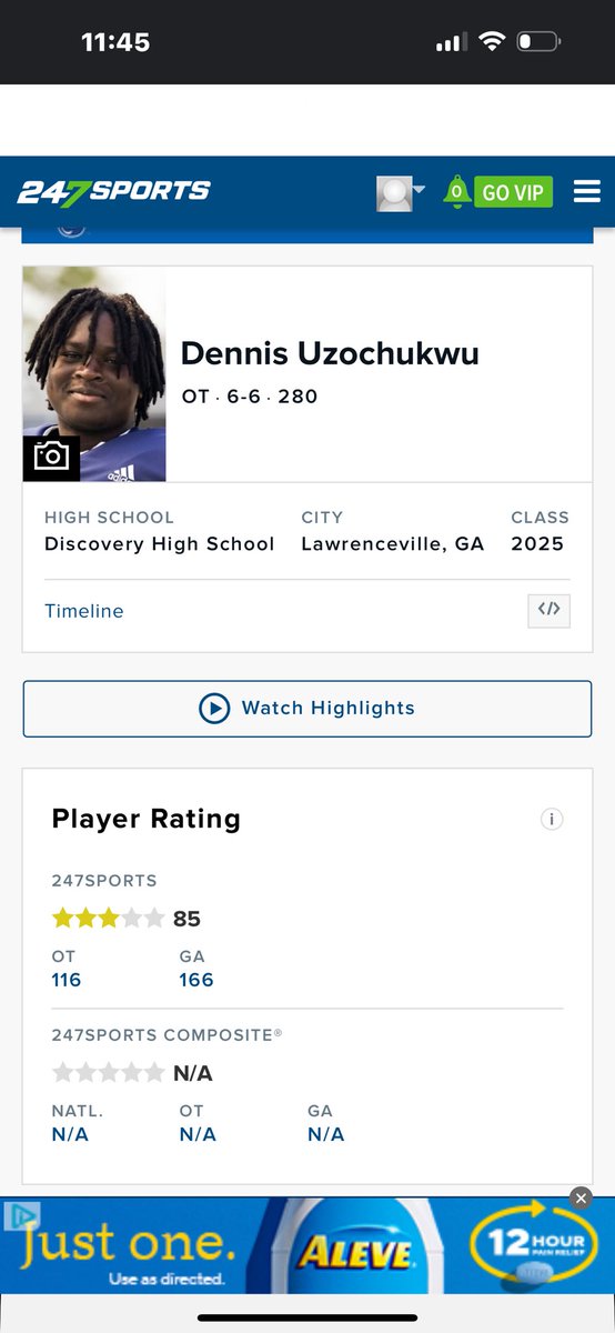Dennis Uzochukwu (@dennisup21) on Twitter photo Blessed to be ranked as a 3 Star on <a href="/247Sports/">247Sports</a> <a href="/deucerecruiting/">Deuce Recruiting✌️</a> <a href="/BenMoore247/">Ben Moore</a> <a href="/PTRFootball/">Peachtree Ridge Football</a> <a href="/RecruitNE_GA/">RecruitNE_GA</a> @FBCoachPR Blessed to be ranked as a 3 Star on <a href="/247Sports/">247Sports</a> <a href="/deucerecruiting/">Deuce Recruiting✌️</a> <a href="/BenMoore247/">Ben Moore</a> <a href="/PTRFootball/">Peachtree Ridge Football</a> <a href="/RecruitNE_GA/">RecruitNE_GA</a> @FBCoachPR