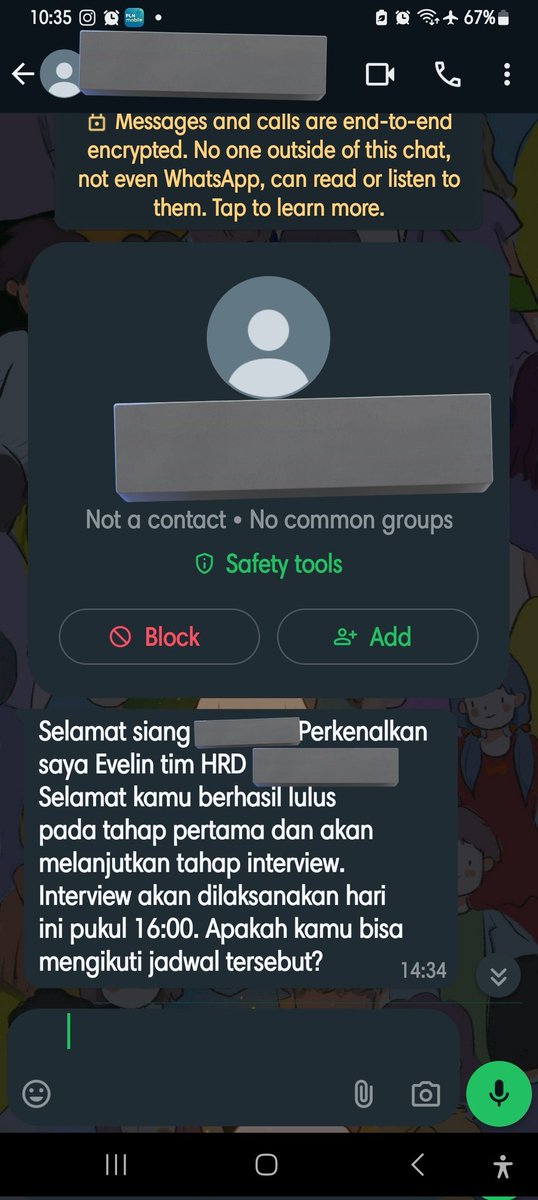 hellolemi's tweet photo. Memang sih kita butuh kerjaan tapi gak gini juga lah.. gak menghargai waktu sekali . Chat pertama bulan juni https://t.co/fqPOM8Qt5b
