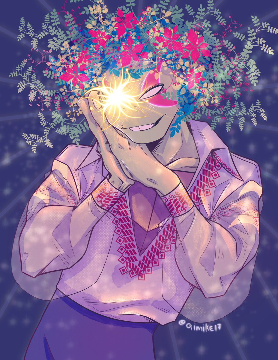 silly art for the holiday of Ivan Kupala