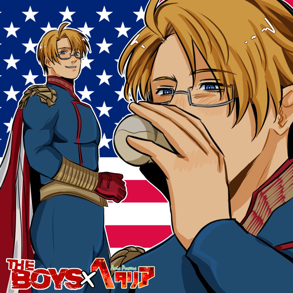 deuxide's tweet photo. 🇺🇲 x The Boys
#hetalia #ヘタリア https://t.co/BlHXNOHMuk