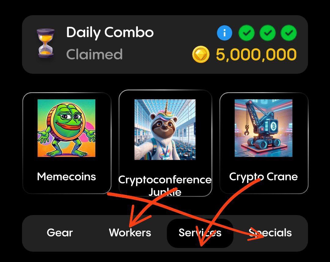 CryptoGurujiOG's tweet photo. #Gemz Daily Combo 7th July
🪙 Claim 5 Million Coin Daily
New user join - https://t.co/0JXwxW2Qis
Join our Telegram - https://t.co/Z2KNXZPs3y
✅ Follow for Daily -
@CryptoGurujiOG
Like
Repost
Follow
Gemz Bot Combo Today
@gemzfun #Combo #DailyCombo #ComboToday https://t.co/DJE8iw2w37