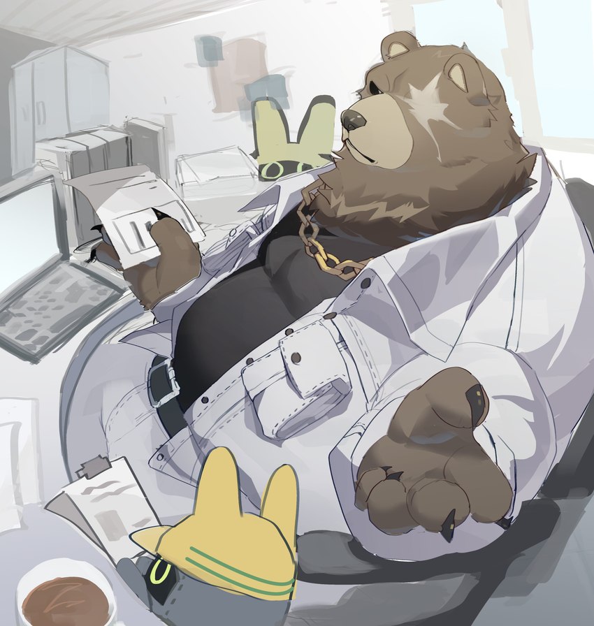 "Hmph, I wonder how people thought of me. Most people tend to fear me for being a Grizzly Bear."