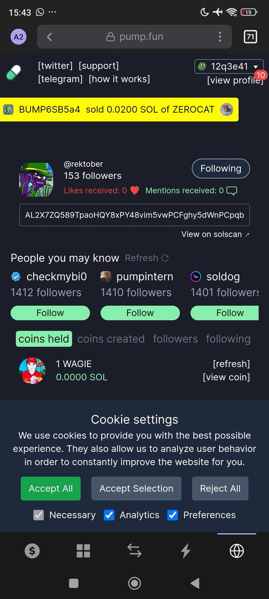 Andreeeyc's tweet photo. @rektober E5SctYEdvdYoh8w7qGcQfyK6QqfgjPMj8mHzQxadzNFj

its done https://t.co/5wIk5G4Ad5