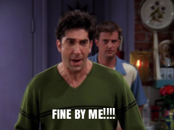 Guy in my dms: Friends isn't even that funny and you post wayyy too often, I'm clicking unfollow.

Me: