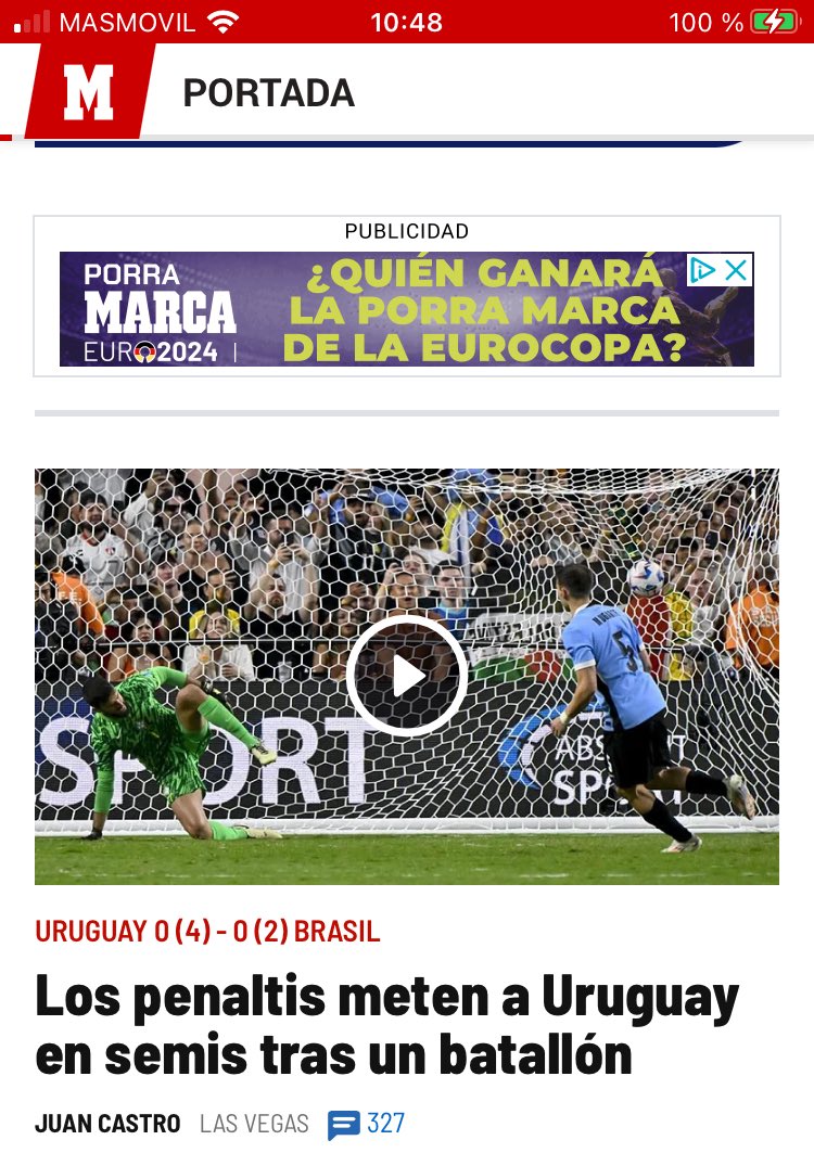 Lqtiene's tweet photo. Batallón como batalla grande?…Ay el Marca y los superlativos, espero que si gana España no diga es es un “Campeonon” https://t.co/maY3MsMZrq