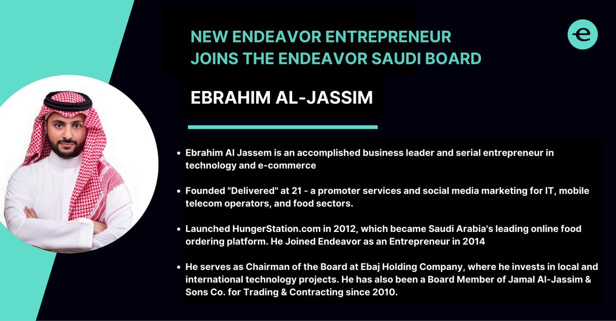 Welcoming our newest board member Ebrahim Al-Jassim!

Ebrahim Al-Jassim is a highly accomplished business leader and entrepreneur with a strong background in technology and e-commerce, making significant contributions to the industry.

<a href="/ejj88/">Ebrahim J. Al-Jassim</a>