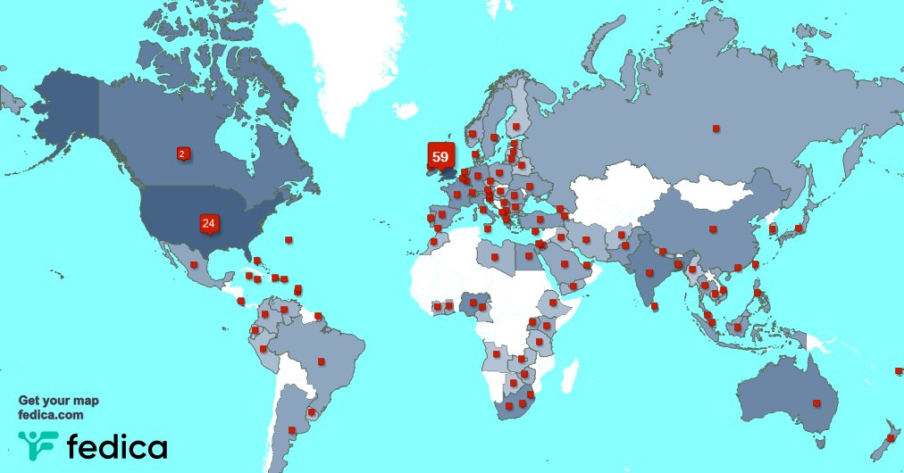 Special thank you to my 5 new followers from USA, and more last week. fedica.com/!Angelic_Sewing