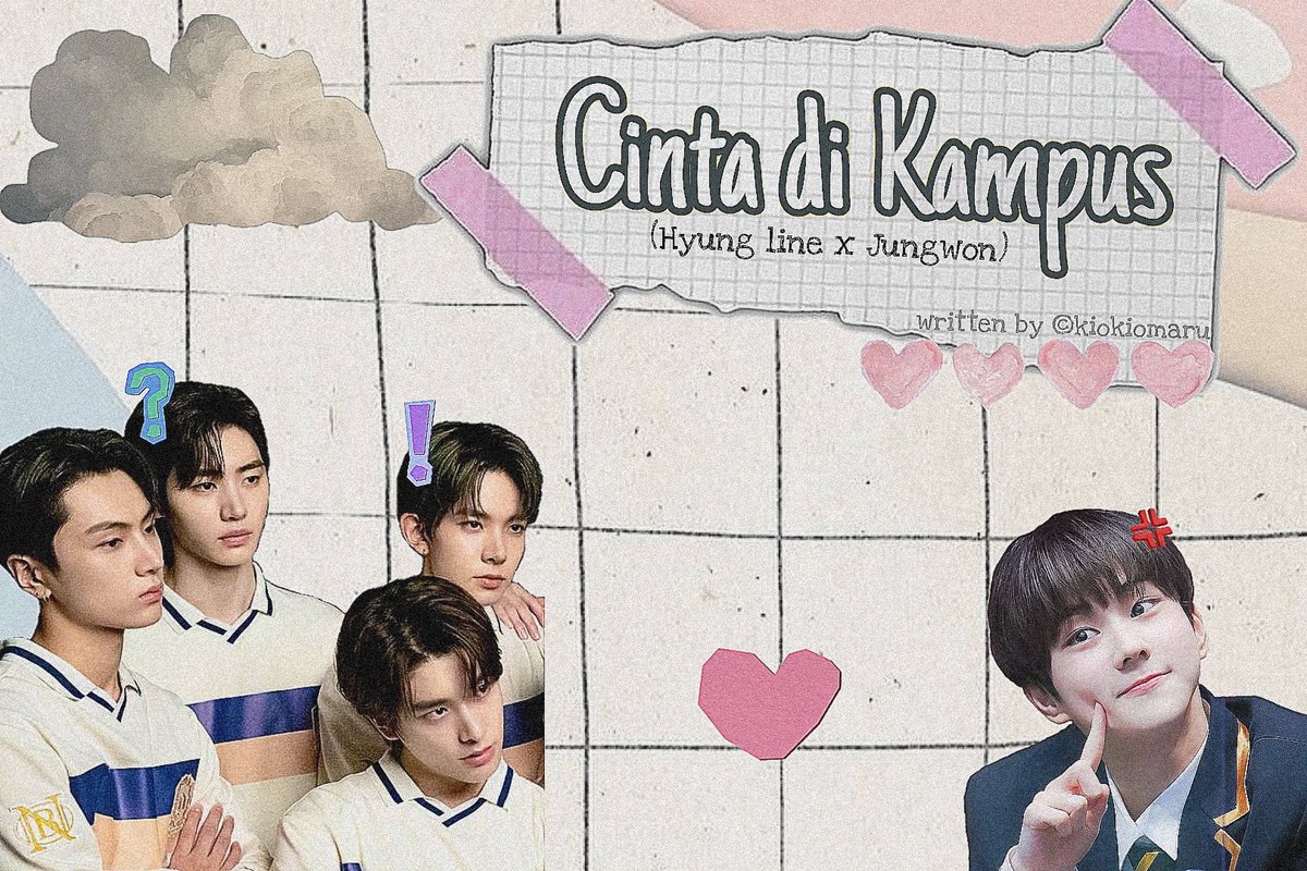 kiokiomaru's tweet photo. Cinta di Kampus-
-a #wonharem/#haremwon prompt au. 
#heewon #jaywon #jakewon #sungwon 

Jungwon, seorang maba yang memiliki wajah indah rupawan serta otak pintar. Lulus seleksi masuk ke salah satu universitas terbaik dan terkenal di kotanya, Hybe University. https://t.co/gOaEeiKPU4