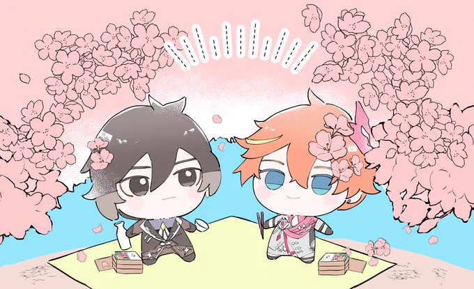 イベント差し入れのぬいチャン絵  良い感じに季節揃ってきた 