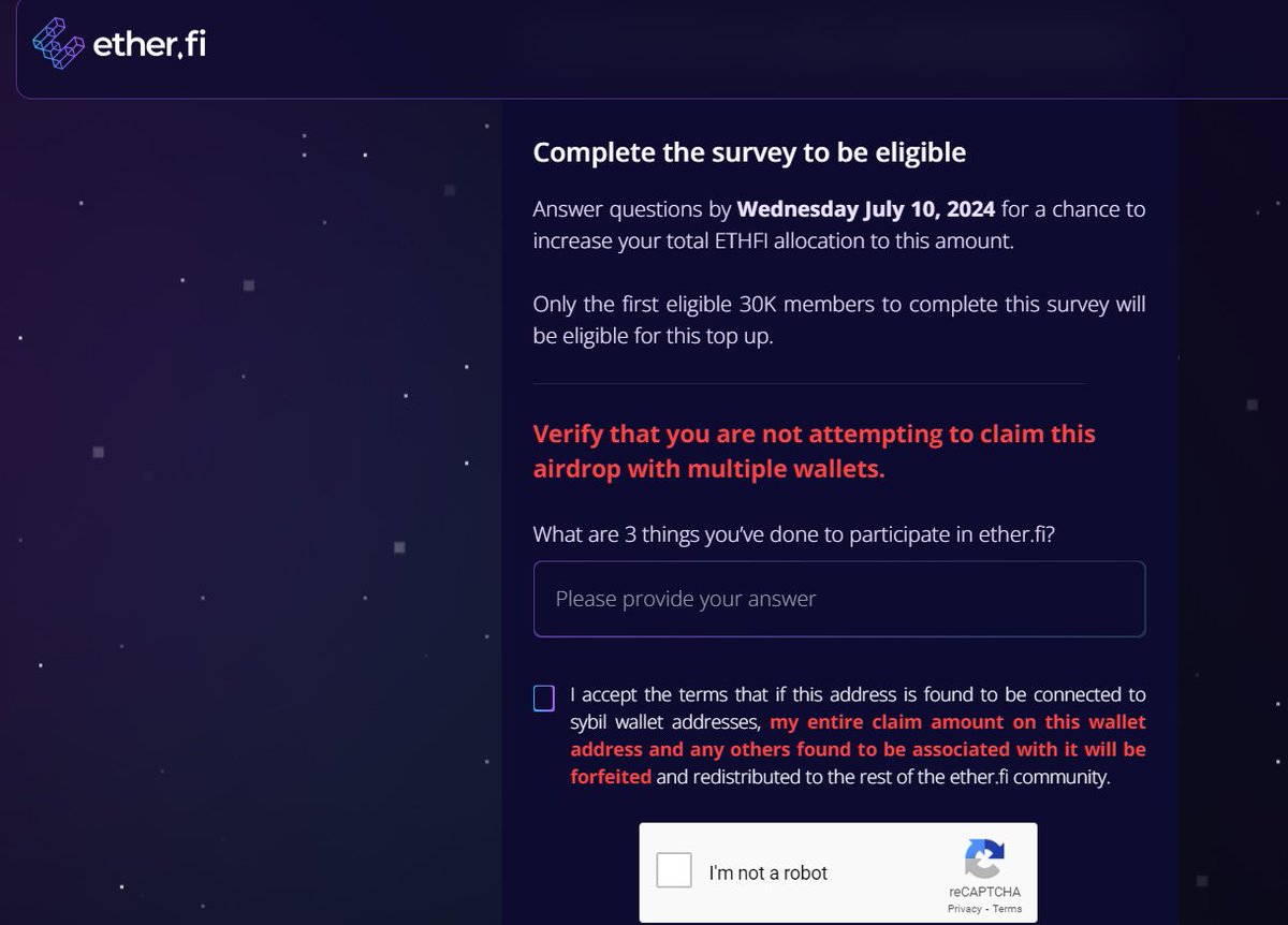 sina04209's tweet photo. @CryptoTeluguO @ether_fi sir what r the three things to awnser? https://t.co/lDE4n3hgis