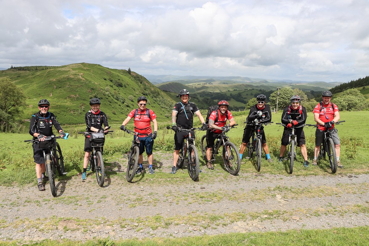 5in55's tweet image. Day 2 Stages 2, 3 &amp;amp; 4 of the #bikeboatboot challenge for Tŷ Hafan. Over 8 hrs, we would cycle across remote Welsh mountains, many without tracks. It was a brutal 38 miles, ascending over 5,100 feet