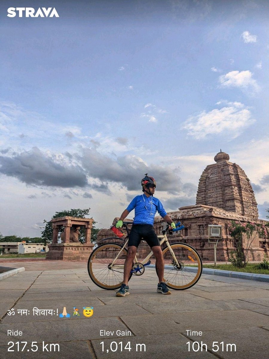 steelstreetbikr's tweet photo. #solo ⛓️#FXD ⚙️ 44/16 🚴🏻♂️ #fixedgearlife #JustRide
#StrongWinds #Rains #NightRide #Amavasya #Friday 5th #Shaktipeetam of #AshtadasaShaktiPeetas #LongDistanceCycling #Endurance #Highway #HeavyLongMovingVehicles #Offroad #CloseCalls #NH44 #backhome #safely 🚴🏻😇
📸 @steelstreetbikr https://t.co/Khc0enm5Cg