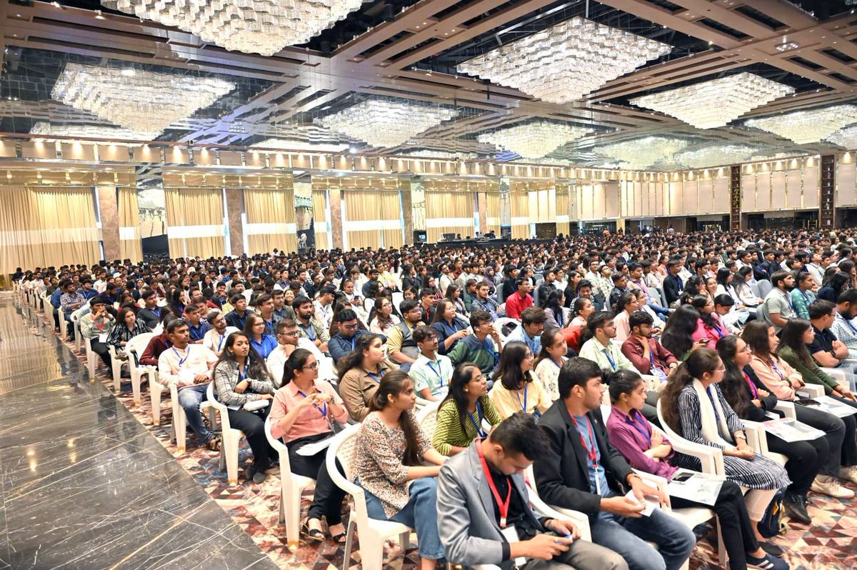 rajeshpalviya's tweet photo. I had a fantastic time at the #ICAI National Conference organized by the Board of Studies and hosted by the #WIRC & #WICASA #Ahmedabad branch! It was a great honour to share my insights on the Indian stock market and economic growth with enthusiastic and bright CA students. Their curiosity and eagerness to learn were truly inspiring. Engaging with the next generation of financial leaders and witnessing their passion for the industry was a rewarding experience. I am confident that with their dedication and drive, the future of finance in India is in great hands. Many thanks to the organizers for putting together such a fantastic event.
@bosaicai @theicai @AxisDirect_In #ICAINationalConference #CAStudents #FinanceFuture #StockMarketInsights #EconomicGrowth #LearningAndGrowth #WIRC #WICASA #Ahmedabad